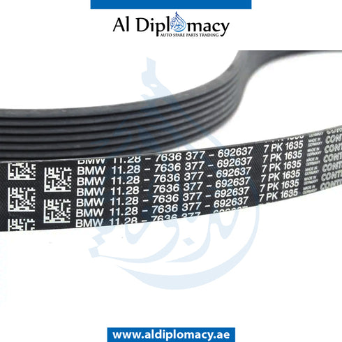 RIBBED V-belt 7PK1635 for BMW 5 SERIES 1995-2003 models